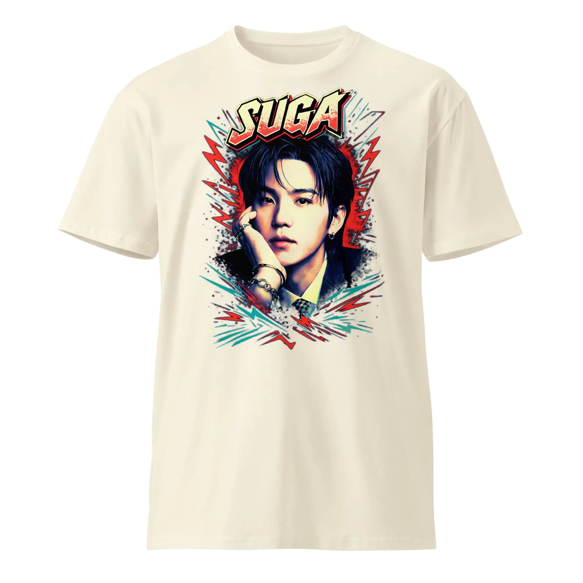 BTS Suga Taehyung 2026 World Tour Doppelseitiges Grafik-T-Shirt mit Porträt und Tour-Städtenliste Kpop-Fans T-Shirt für Männer, Frauen und Kinder – Detail 7