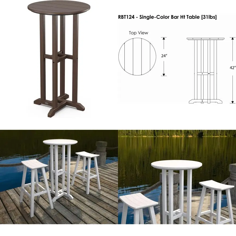 

24 Round Traditional Bar Table