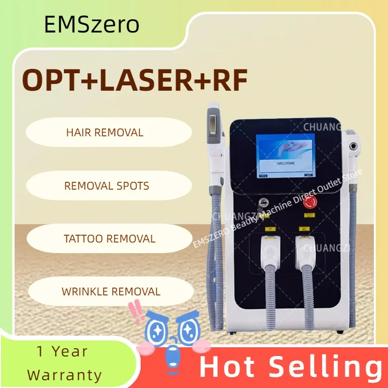 

Best OPT laser hair removal IPL multifunctional epilation tattoo pigment removal machine for remove wrinkles freckle