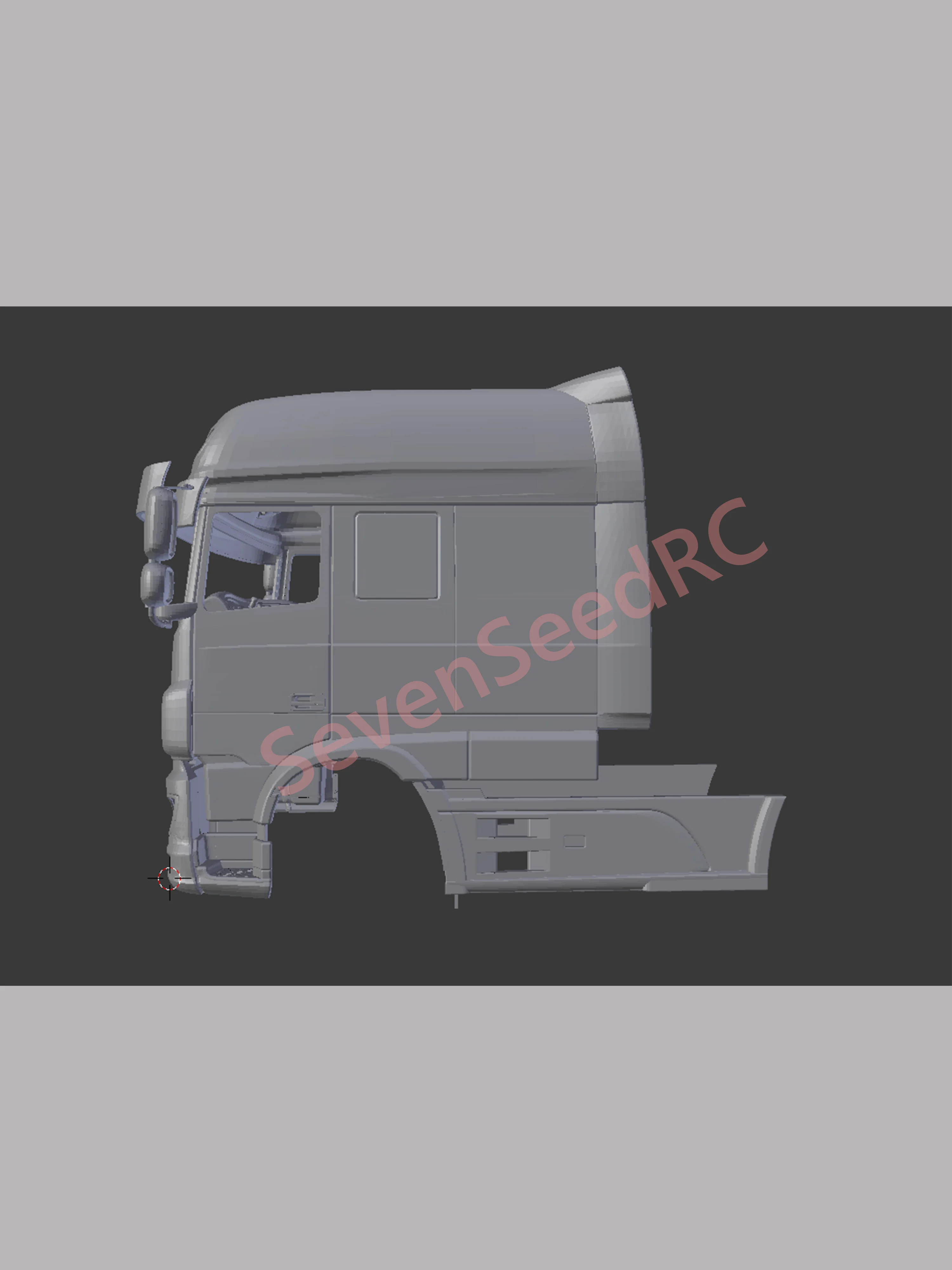 3d Printed Truck Cab kit DAF XF 106 1/14 For Fmx Static Dot Model JDMTamiya Lesu Lxy Scale club