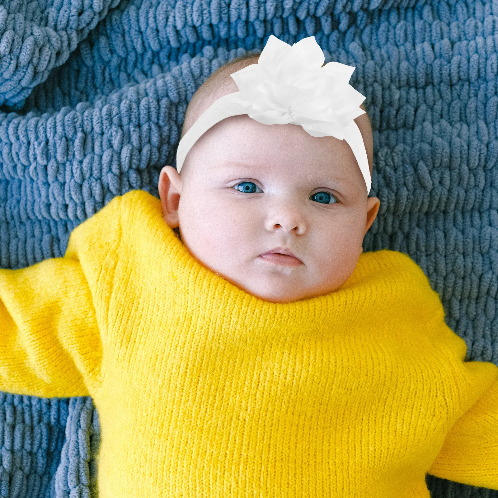 

Headbands for Newborn Girls Baby Hair Accessories Flower Bow Headband for Baby Girls Soft Hairband Kids Turban Ribbon