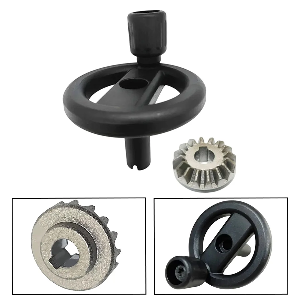 Replacement Pair: Hand Wheel Part Number 5140117-77 and Bevel Gear Part Number 5140061-65 for For DW745 DWE7480