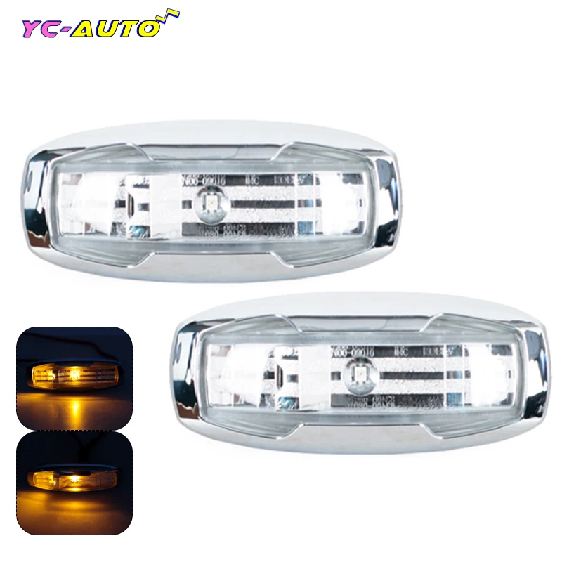 For Ssangyong New Kyron Rexton 2008-2011 LED Front Side Fender Light Side Repeater Turn Signal Lamp Car Accessories 8340008010