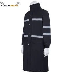 （in stock）Wybie Lovat Raincoat Coraline Wybie Lovat Cosplay Costume Uniform Jacket Men's Halloween Carnival Trench Coat Set