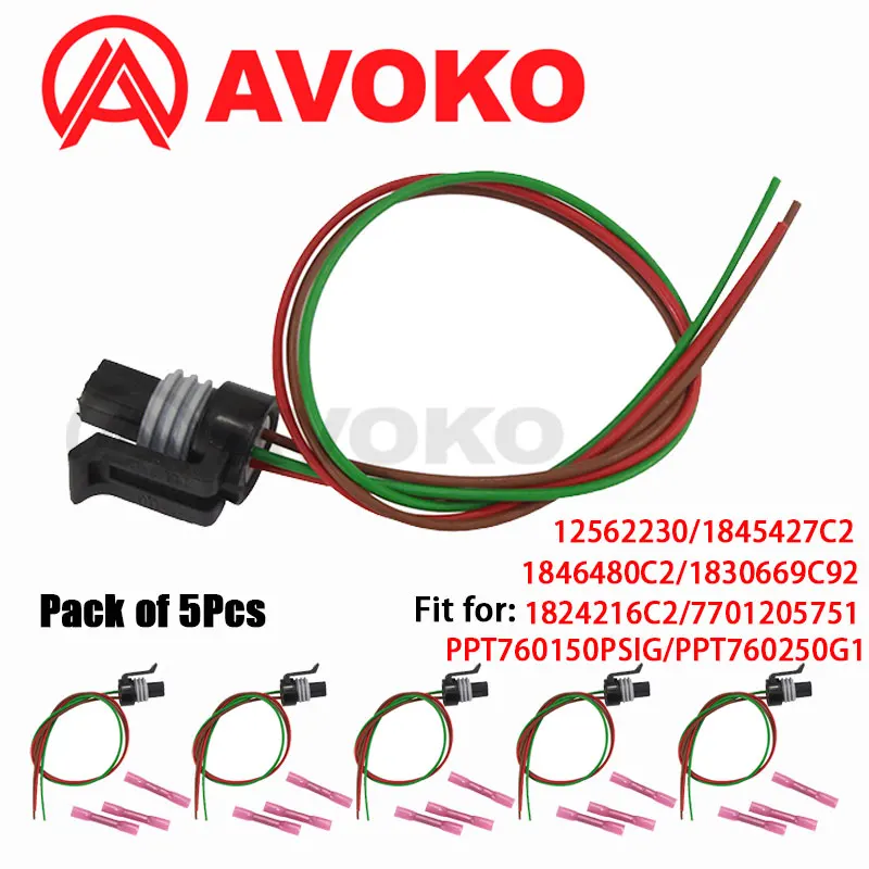 

5X Connector of Oil Pressure Sender Sensor Switch Plug For Buick Cadillac Chevrolet GMC Isuzu Saab 12616646 1824216C2 7701205751