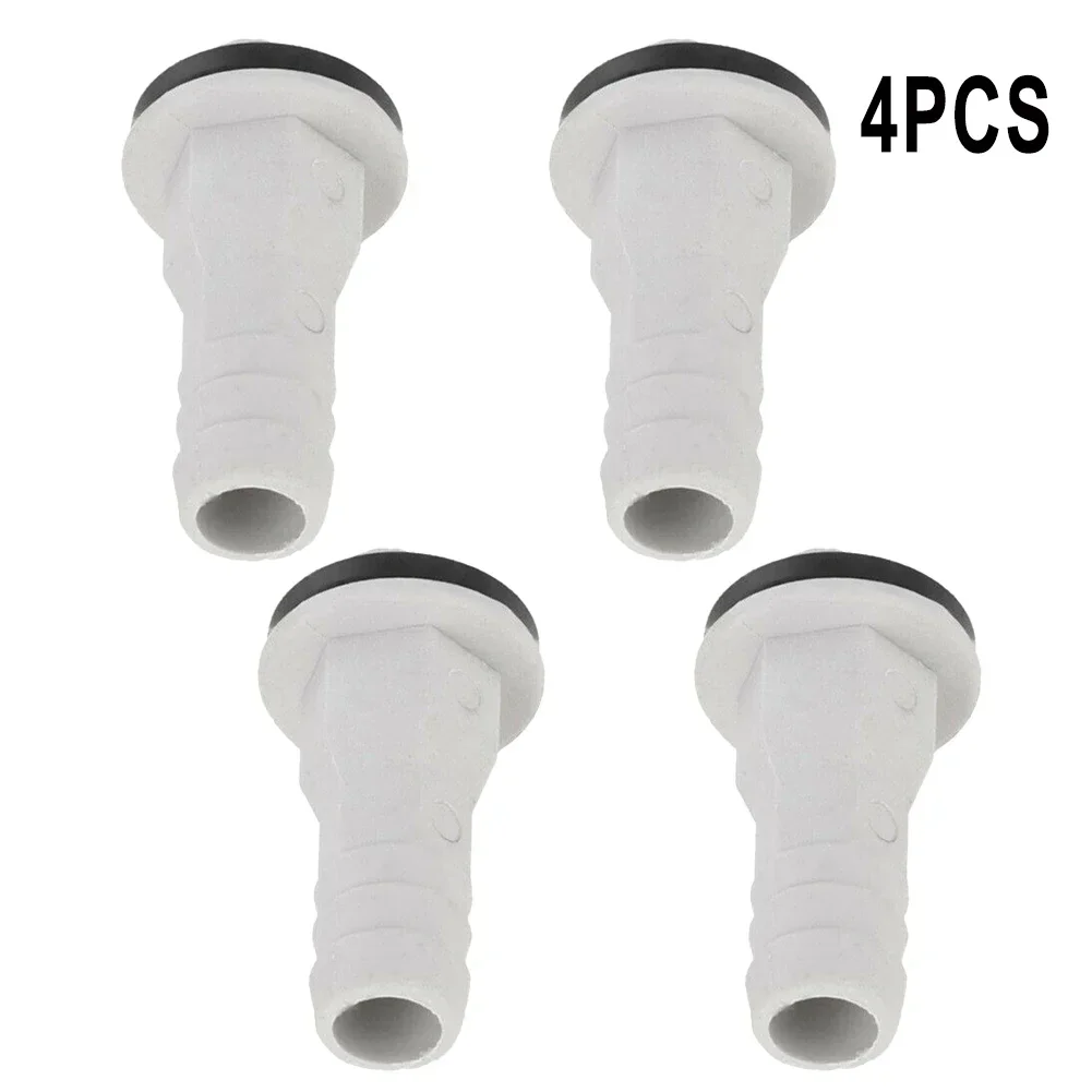 

For Midea Drain Hose Connector Drain Adapter For Air Conditioners 0.6 Inches/15 Mm 1/4pcs Plastic Straight Fitting