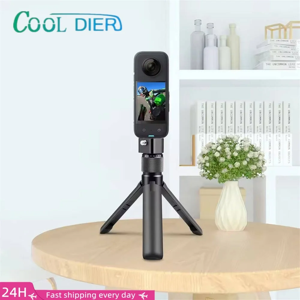 

Rotary Handle Desktop Tripod Stand for Insta360 X5 X4 X3/DJI / GoPro 13 Camera Accessories with 1/4 Screw Tripod Stand ﻿