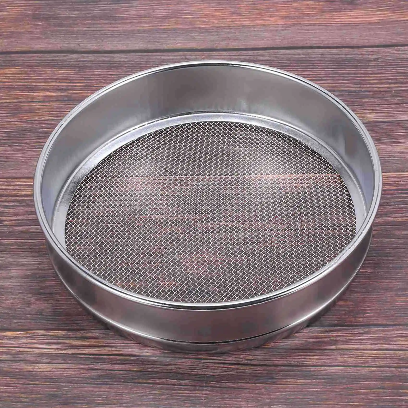 ABGH-3X Heavy Duty Garden Riddle Sieve Mesh Soil Sift Compost Seed Tray Gardening Tool-10 (2Mm)