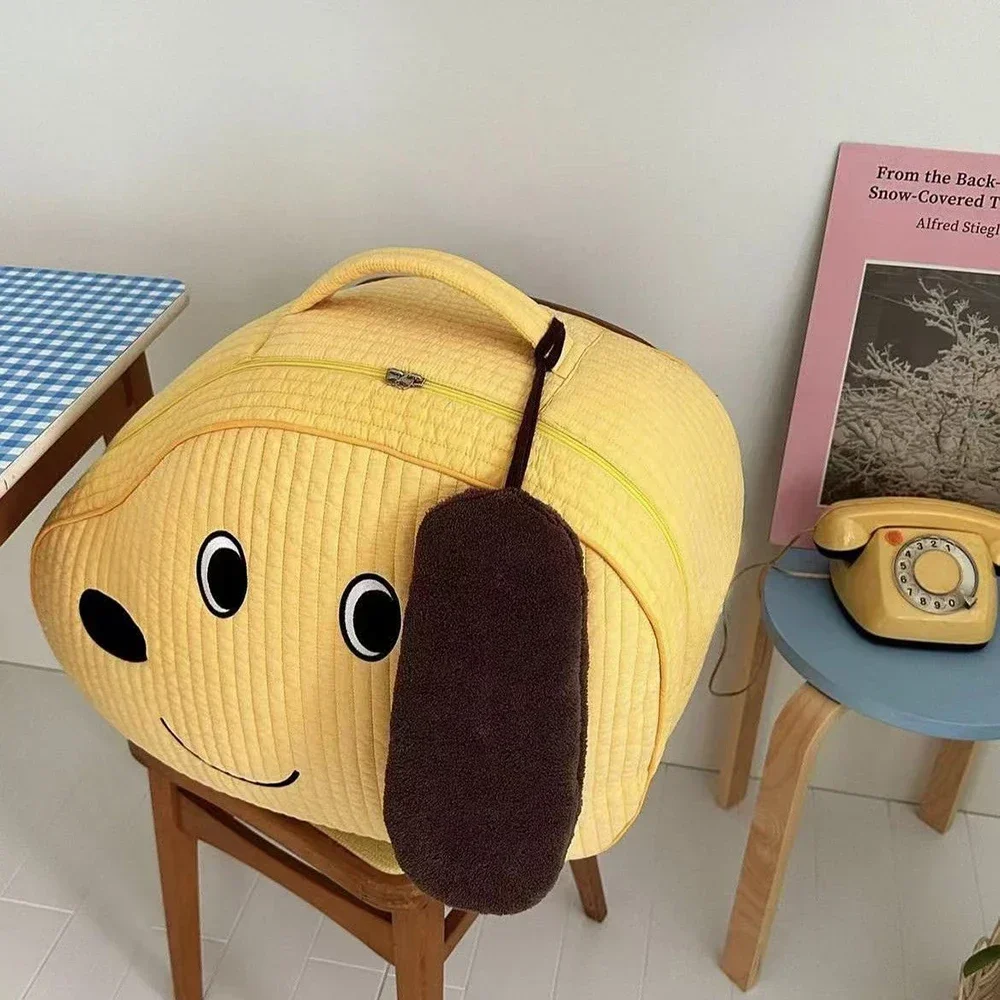 

Puppy Pattern INS Style Quilt Storage Bag Kindergarten Sundries Travel Bag Large Capacity Mummy Materni Luggage Creative Bags