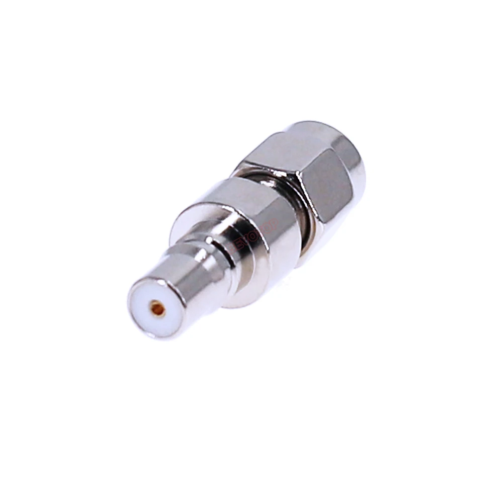 10PCS/LOT QMA to SMA Adapter QMA Female to RP-SMA/ SMA Female Male Straight RF Coax Adaptor 50 Ohm Converter BEVOTOP Connecter