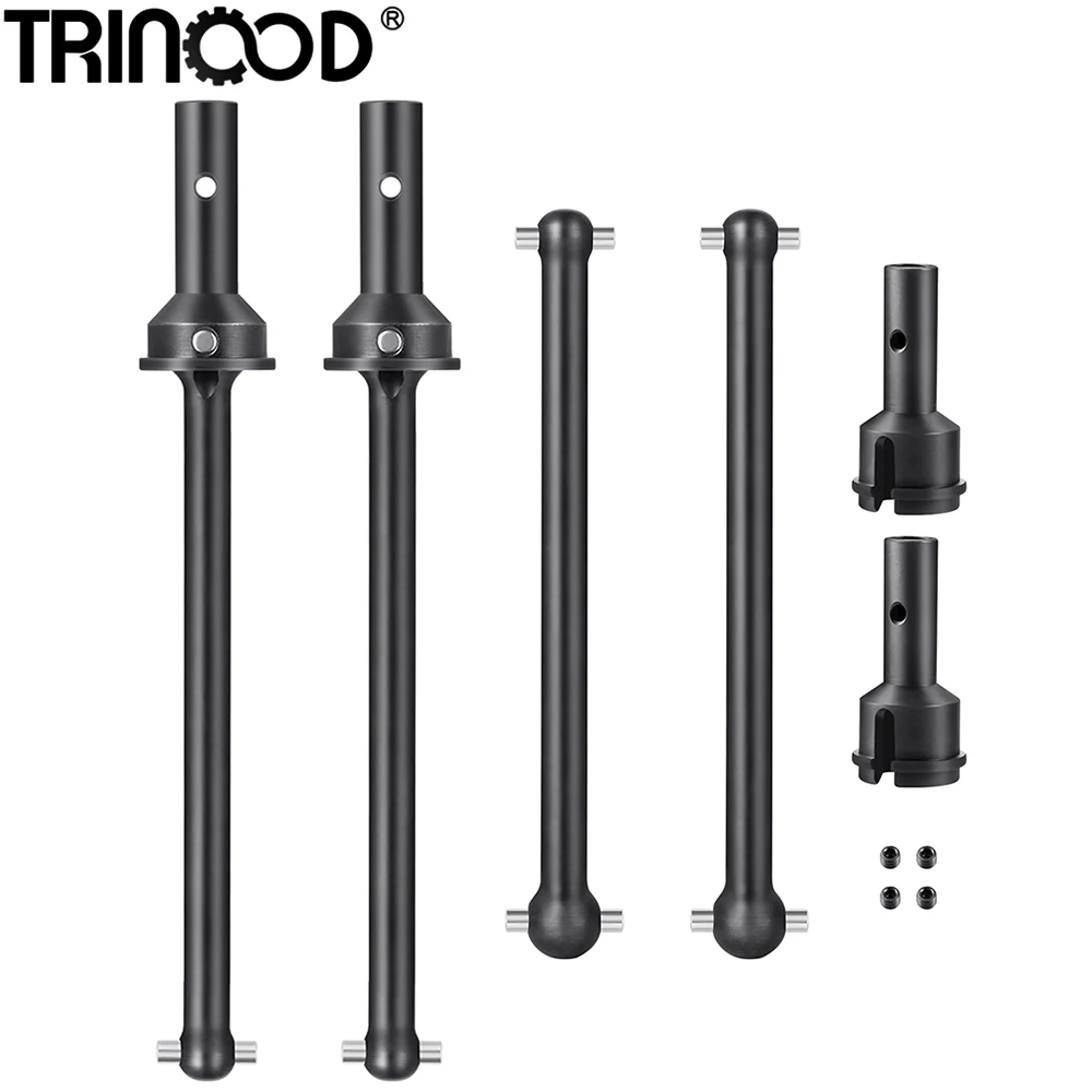 TRINOOD Steel Driveshaft Front Rear Steering CVD Dog Bone for 1/7 A-RRMA Felongy, INFRACTION V2 6S Upgrade Parts