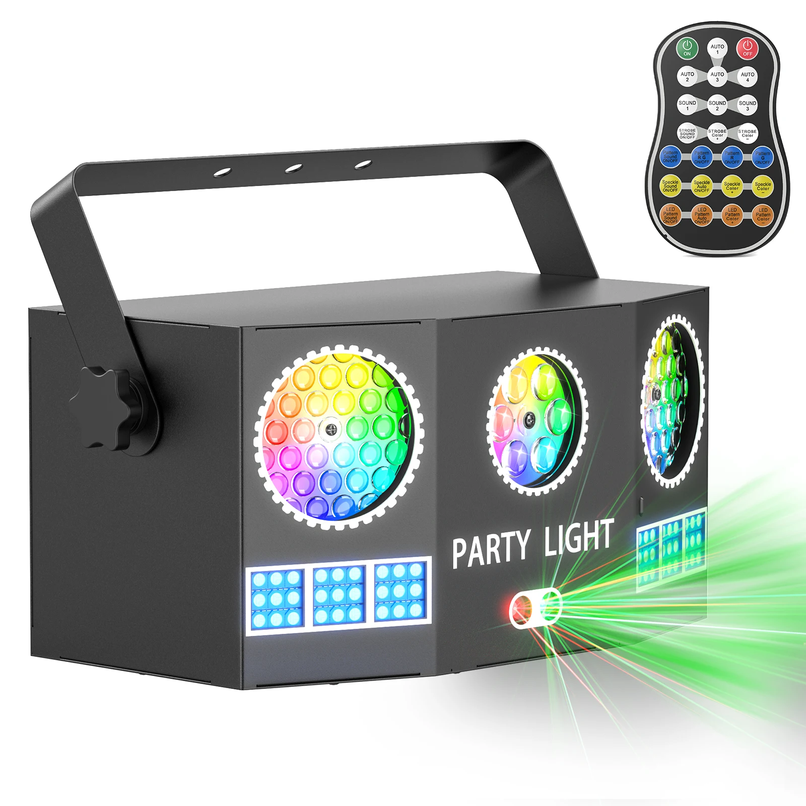 

Datewink 36W RGBY Magic Ball Beam Strobe Lights Patterns Effect Stage Light Projector For DJ Disco Party Wedding Club Christmas