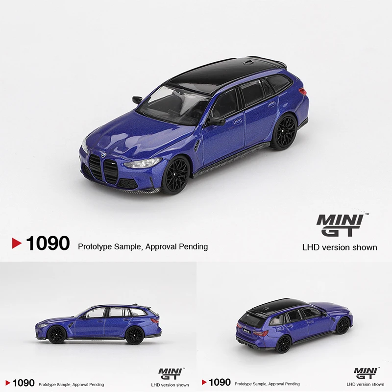 PreSale MINIGT 1090 1:64 BMW M3 Competition Touring Portimao Diecast Car Model Collection Toys MINI GT