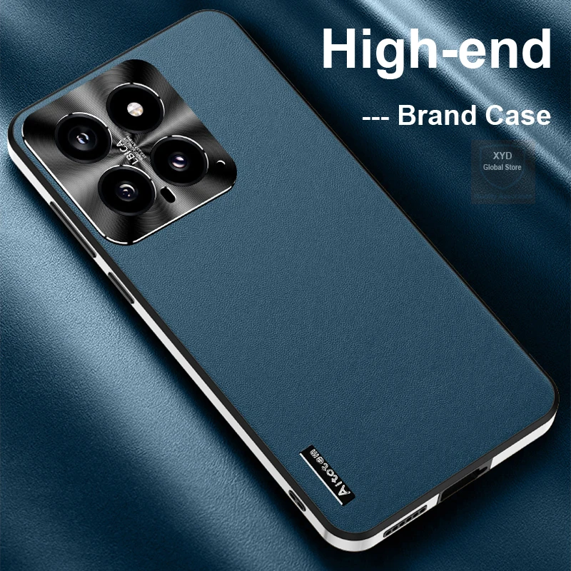 

High end Brand Case For Xiaomi 15 Pro Matte Leather Phone Back Case For Xiaomi 15 Pro Mi Mi15 Cover Fashion Airbag Shell Skin