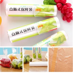 1 Roll Packaging Plastic Bags Disposable Wrap Kitchen Fresh Keeping Heat Sealer Food Saver Bags Vacuum Food Fruit Storage Bag