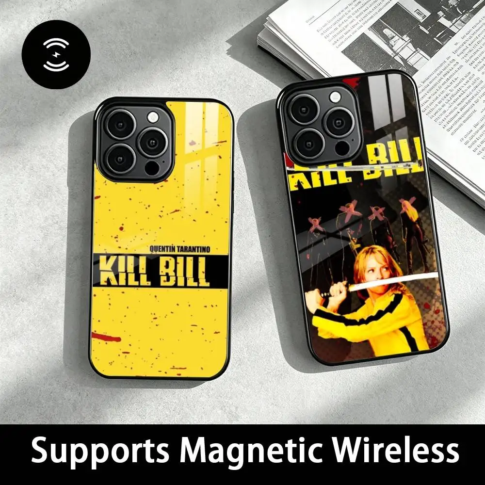 K-Kill Bill Movie Phone Case For iPhone18,17,16,15,14,13,12Plus,Pro Allows magnetic wireless charging