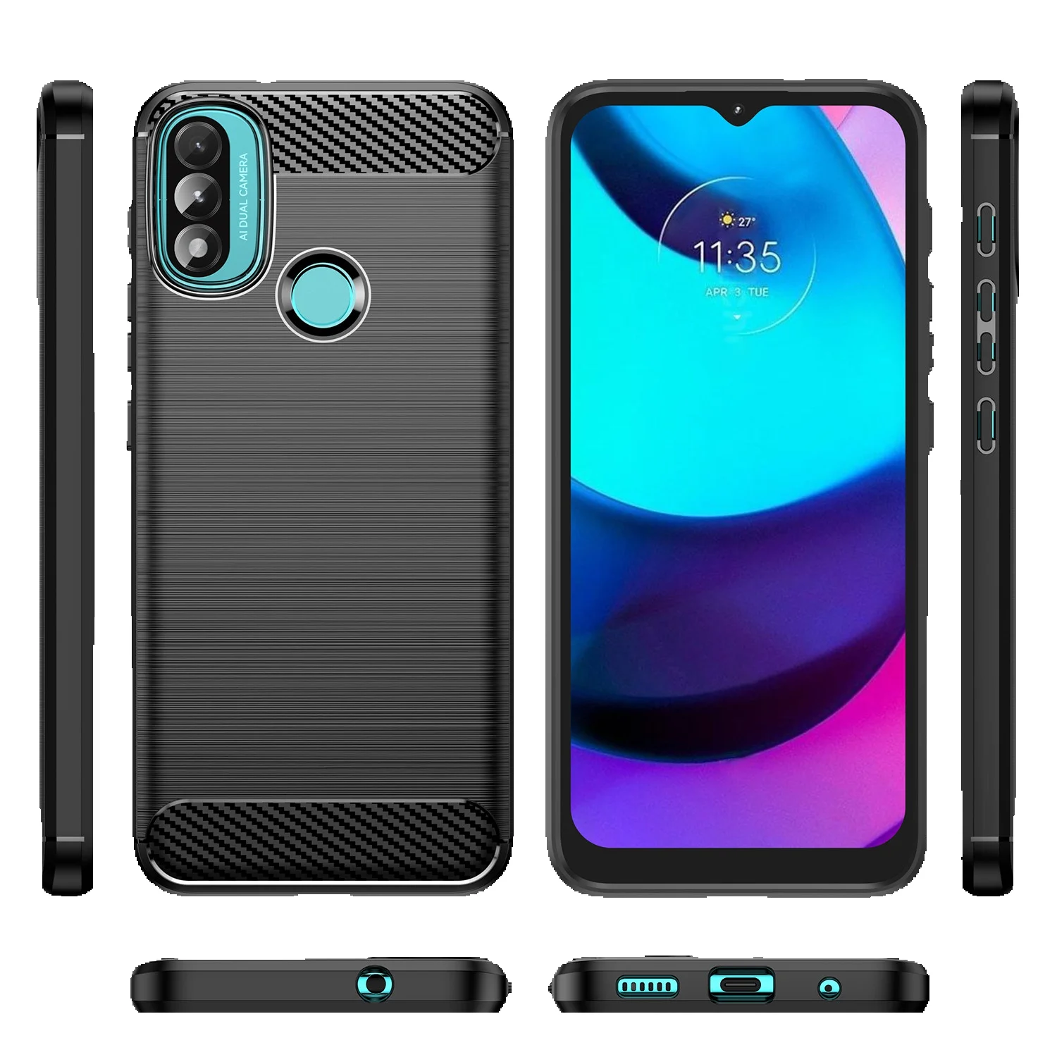 For Lenovo K14 K15 Plus K15+ Pro Case Shockproof Silicone Cover For Lenovo K14+ K13 Pro K13 K12 Note Soft Carbon Fiber Cases