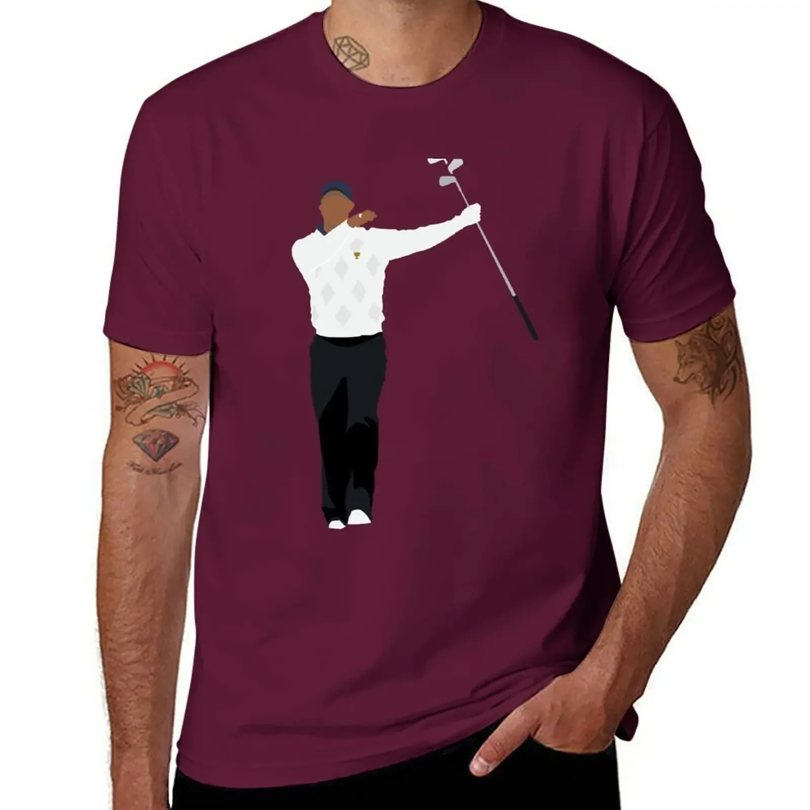 The Master, Win, Fist Pump, Golf, Golfer, Golfi T-Shirt Tiger, Presidents Cup, Sunday Red, Golf Clubs, Club Twirl, pga, Augusta