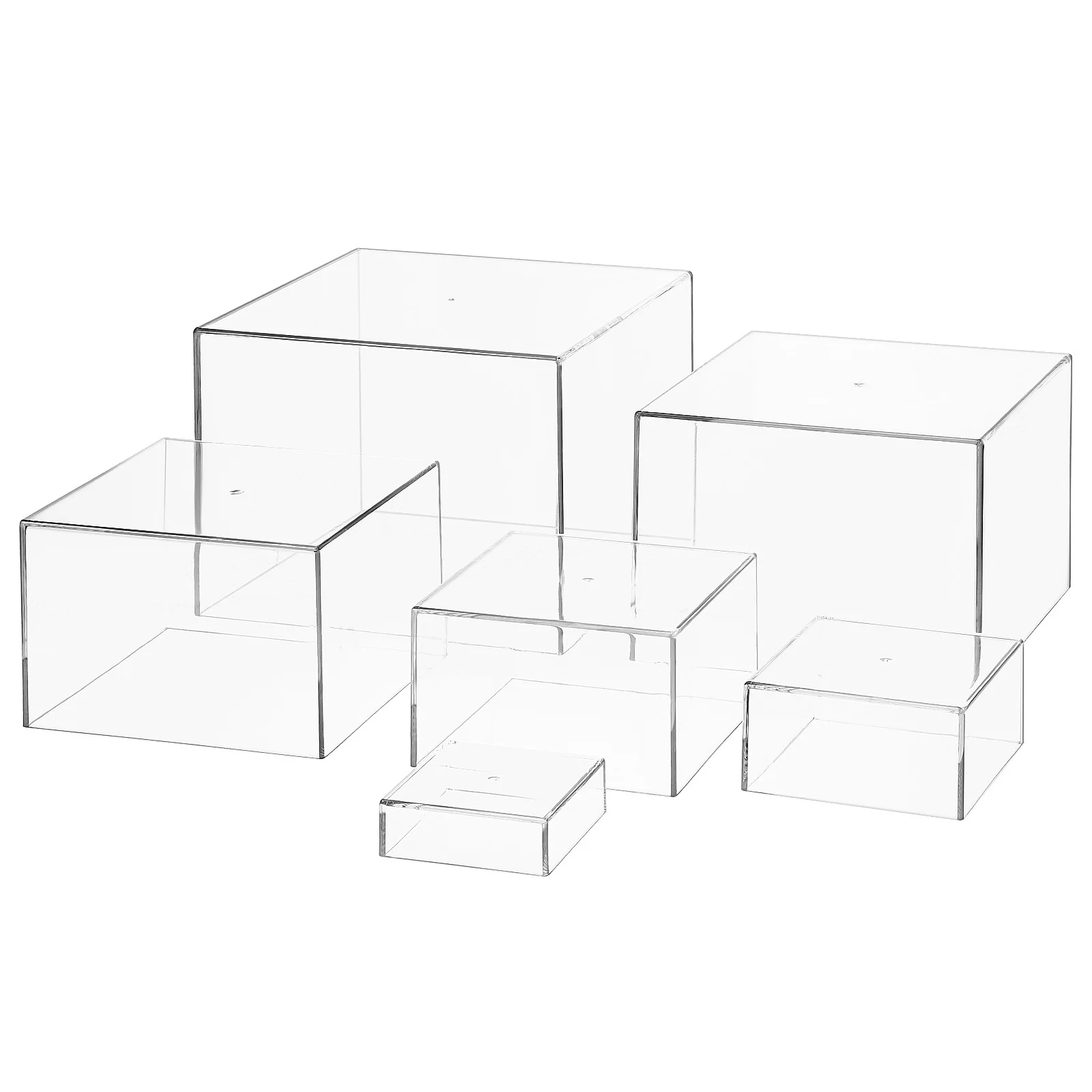 

1 set 1 Set Acrylic Dessert Display Stands Sweet Treat Cake Holder For Party Buffet Wedding Tea Gathering Events Cupcake Display