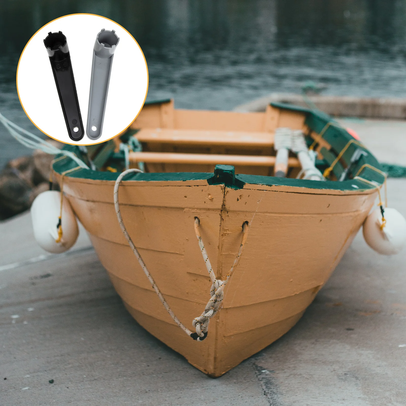 

2 Pcs Valve Wrench Wear-resistant Kayak Spanner Durable Lightweight Compact Accessories Inflatable Boat Rubber Kayak Air Valves