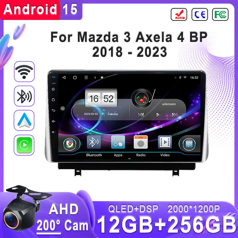 Ecran-android-15-2k-incell-pour-mazda-3-axela-4-bp-2018-–-2023-unite-principale-stereo-navigation-gps-ecran-qled-haute-performance