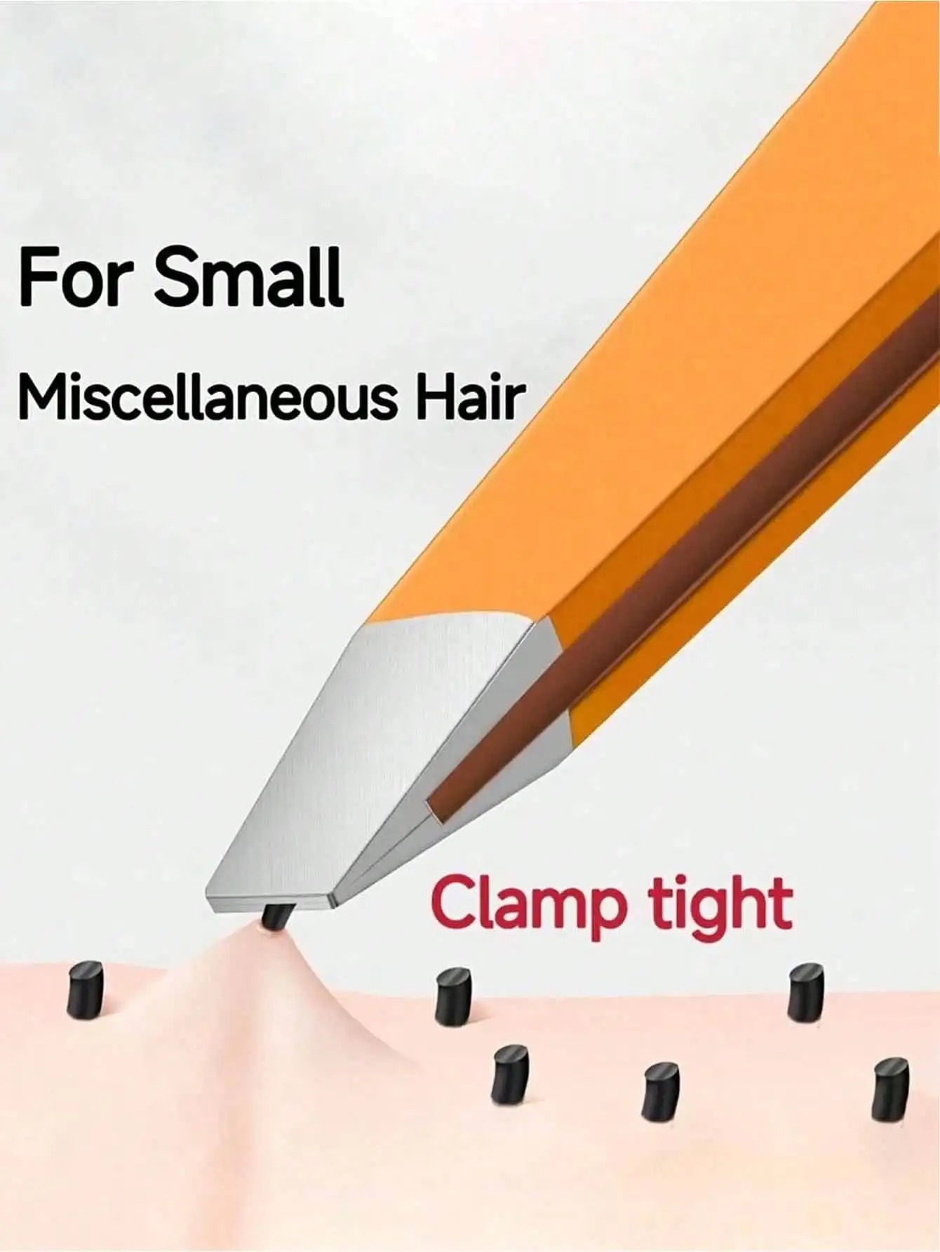 

1pc High Precision Eyebrow Tweezers, Hair Removal Pliers, Slanted Eyebrow Clip For Plucking Hairs, Facial Hair Removal Clip, Mak