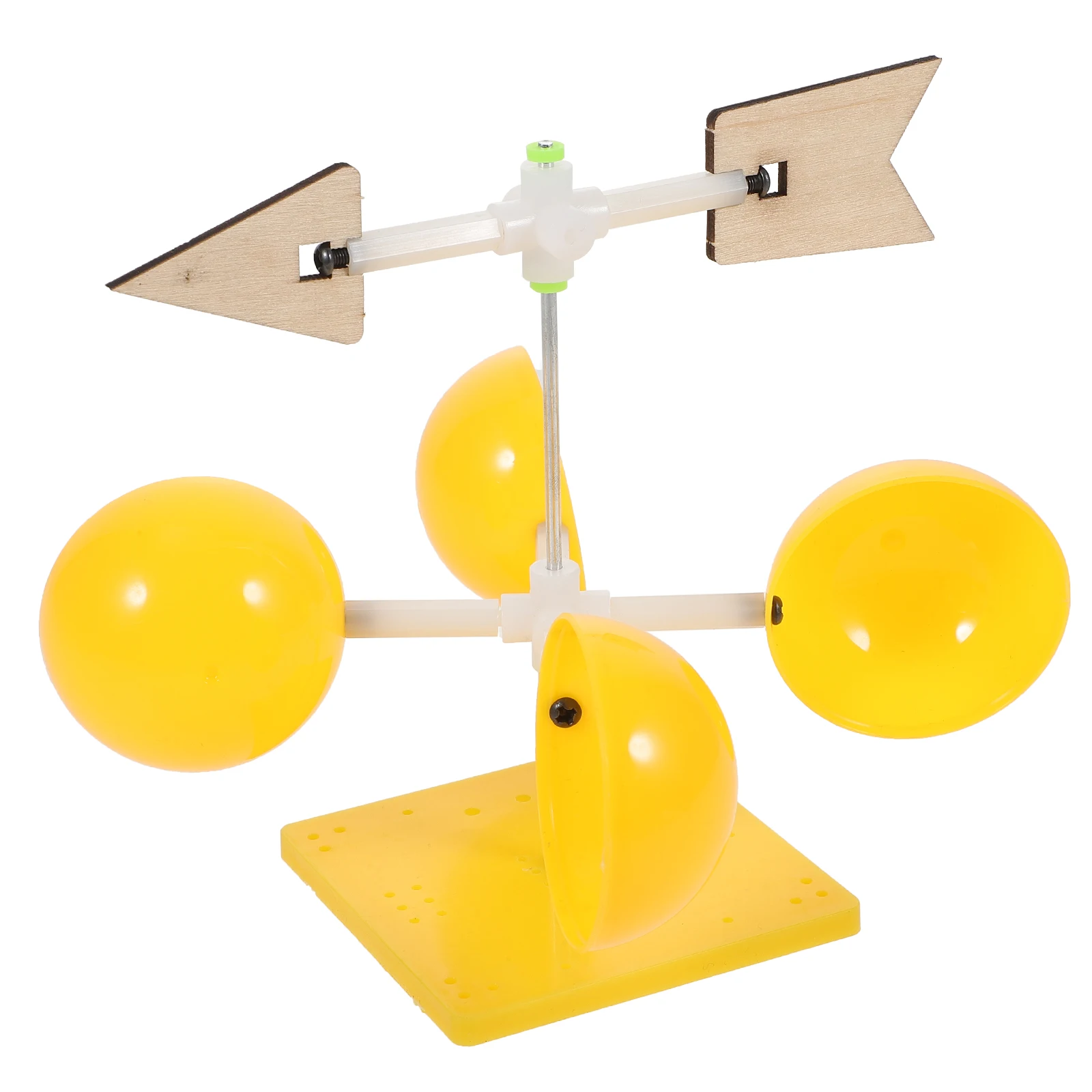 Wind Vane Wind Kids Science Kit DIY Assembly Model Kids Scientific Experiment Educational Diy Windmill Roofs Assemblymodel Tools