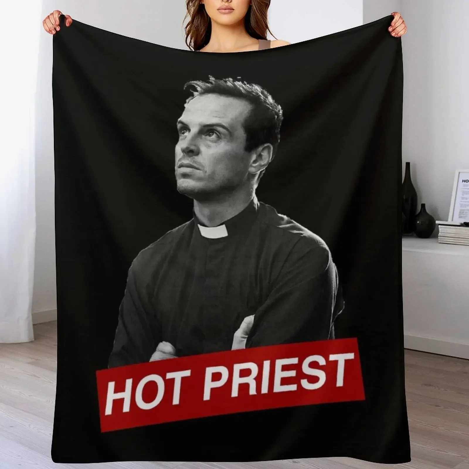 

HOT PRIEST AMEN Throw Blanket valentine gift ideas Decorative Throw Nap Vintage Blankets