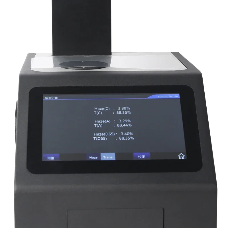 Medidor econômico de transmitância ASTM D1003 YH1000 para folhas de plástico, filmes, óculos