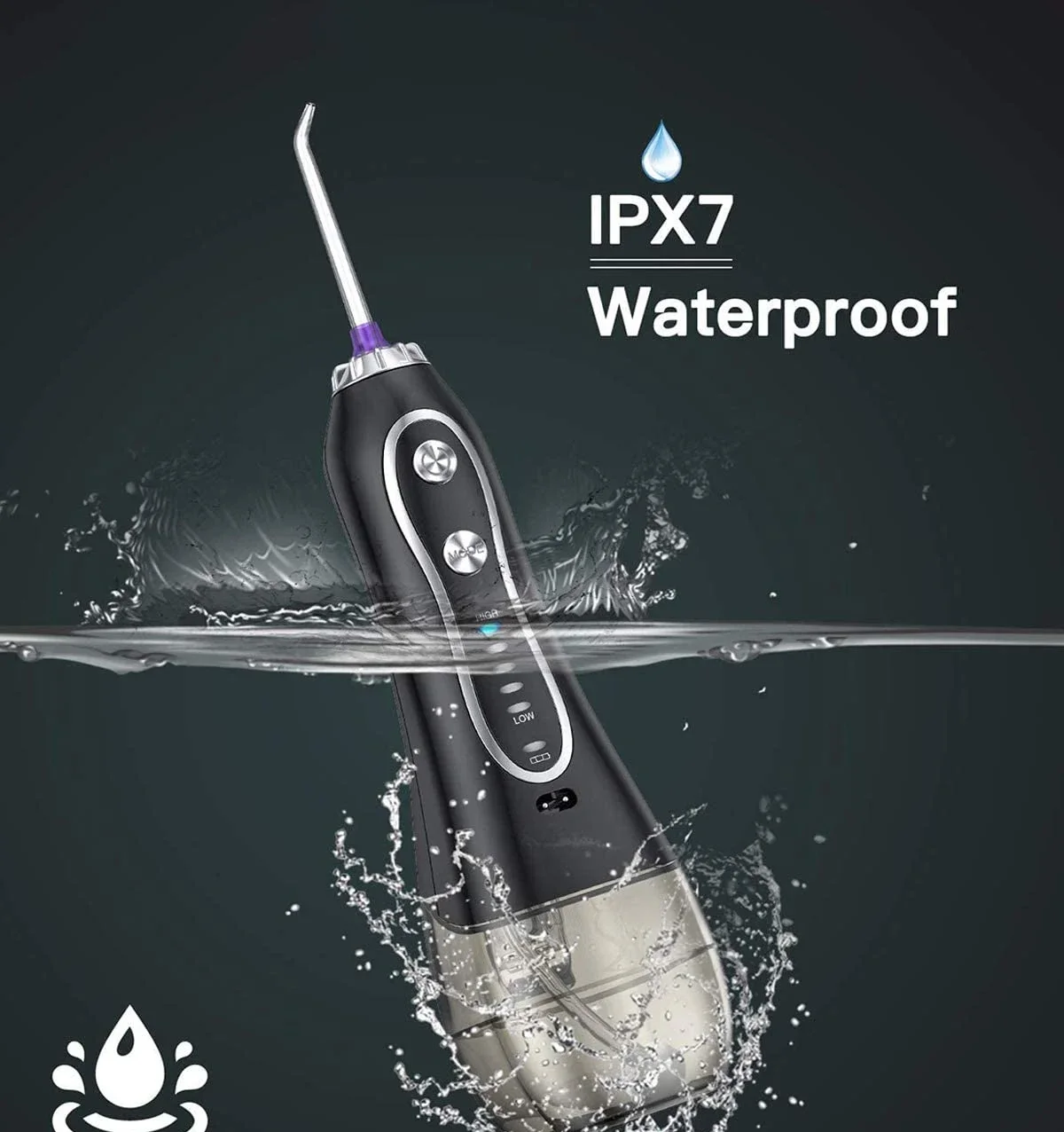 

professional H2ofloss water flosser cordless 300ml Waterproof Dental Water Flosser USB Rechargeable Oral Irrigator Manufacturer