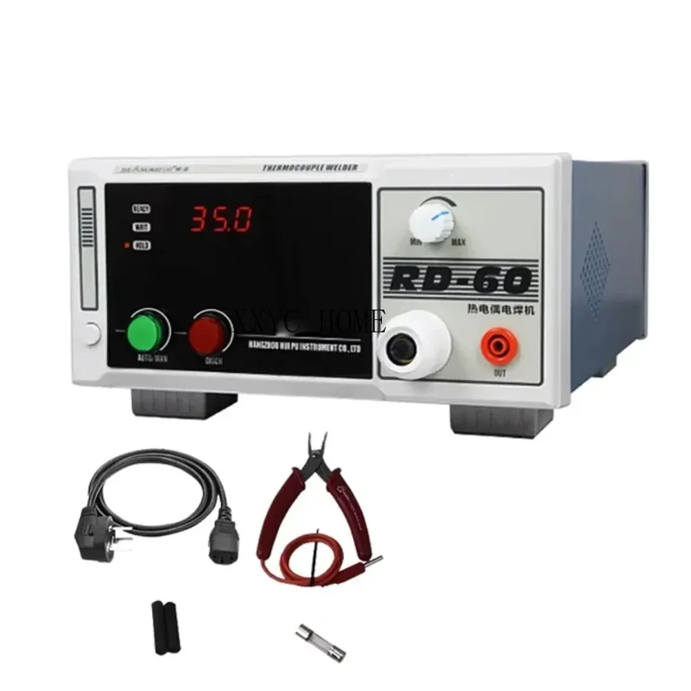 

RD-60A/60B Spot Welder Thermocouple Butt Welding Machine Precision Metal Wire Welding Temperature Line Probe Knotting 0.01-1MM