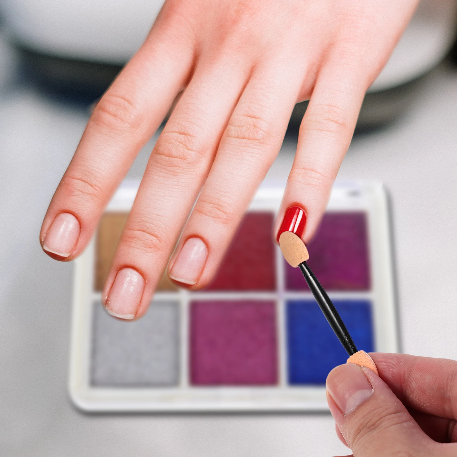 

Solid State Mirror Powder Nail Art EVA Cotton Plastic DIY Decor for Natural Artificial Nails Nail Art Women Gift