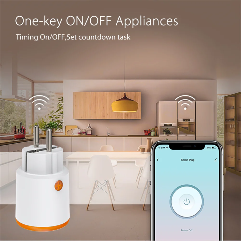 Tuya Zigbee 3.0 Smart Power Plug Smart Home 16A EU Outlet Child Lock Smart Socket Remote Control For Homekit Alexa Google Home