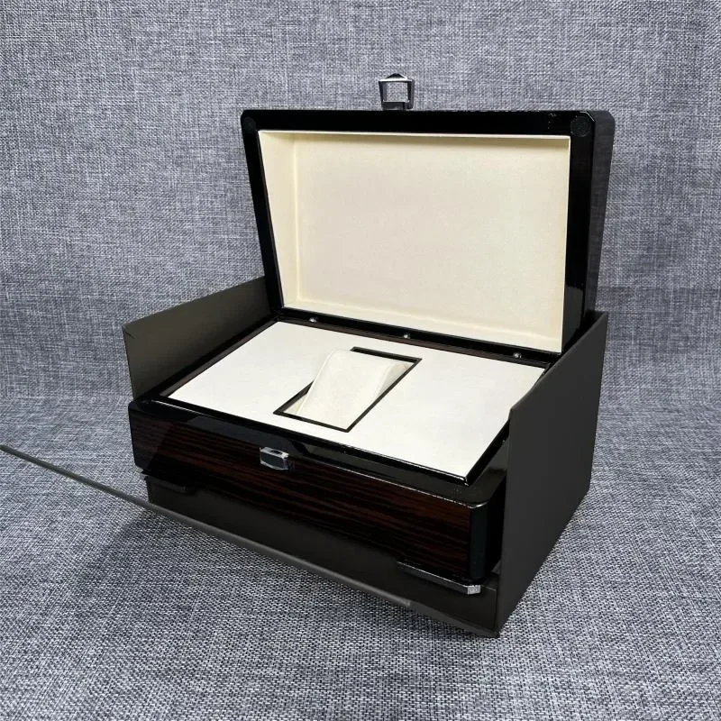 Watch Boxes Factory Supplier Brown With Original PP Wooden Box Papers Card Can Customization Watche