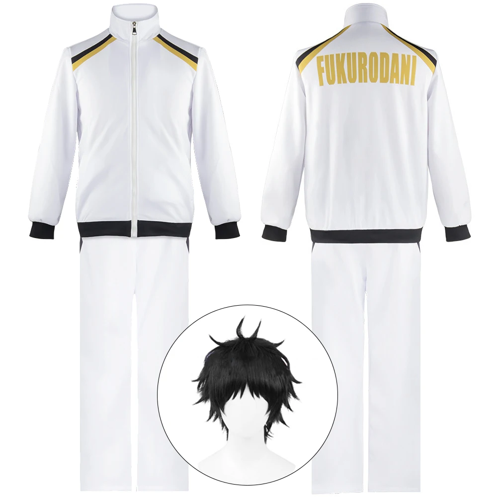 

Anime Akaashi Keiji Cosplay Costume Full Sets Coat Pants Uniform for Men Adult Outfit Halloween Carnival Party Clothes Roleplay