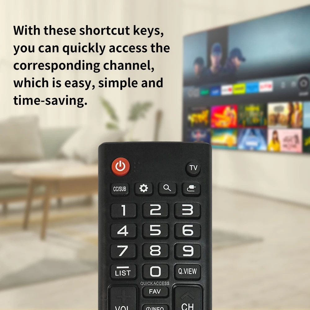 AKB75375604 Replacement TV Remote for LG TV 43UK6300PUE 32LK610BPUA 49UK6300PUE 55UK6300PUE 65UK6300PUE 75UK6570PUB 75SK8070PUA
