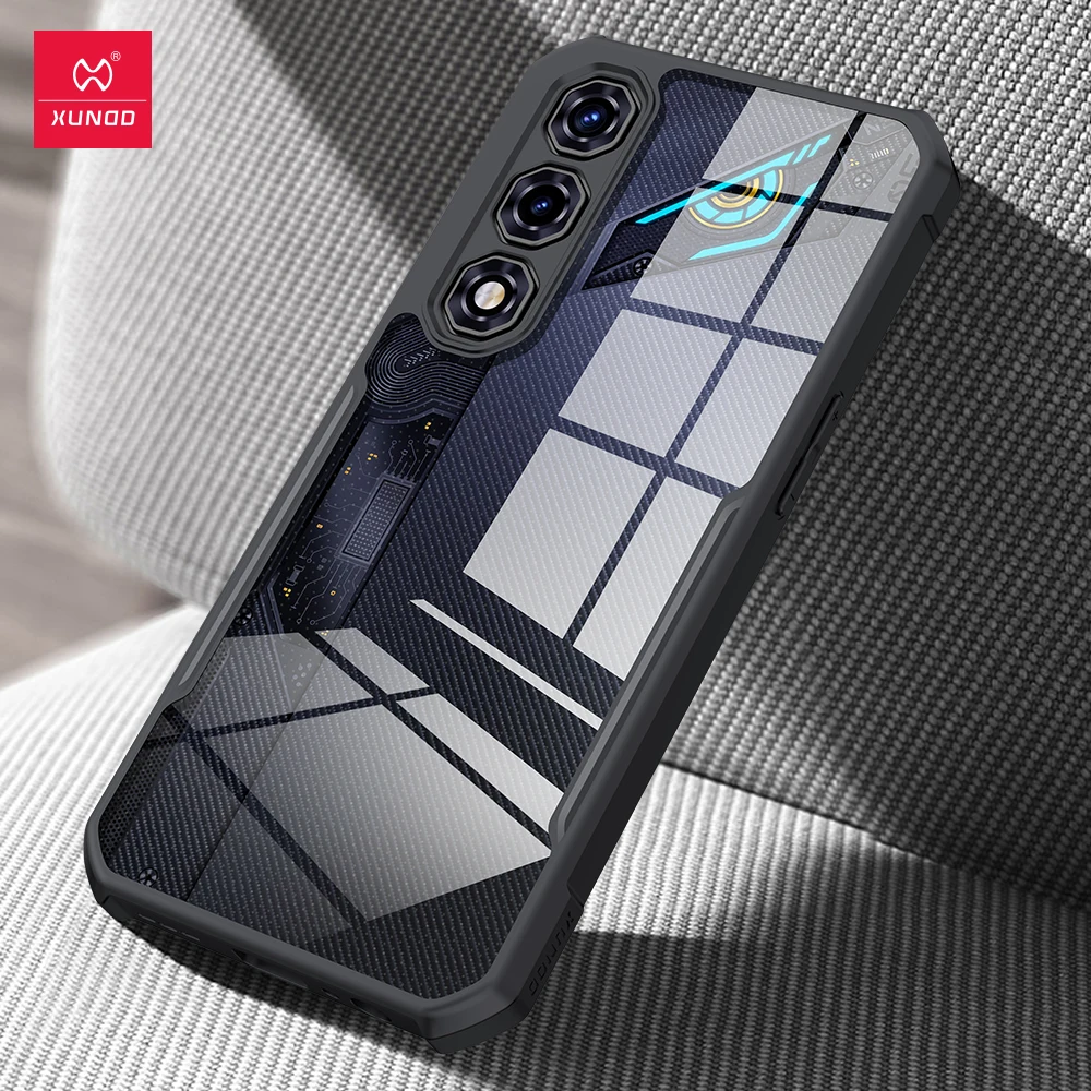 Xundd Hülle für ZTE Nubia Neo 5 5G, Airbags, stoßfest, Hart-PC + weiches TPU, transparent, Anti-Fall-Schutz, Handyhülle