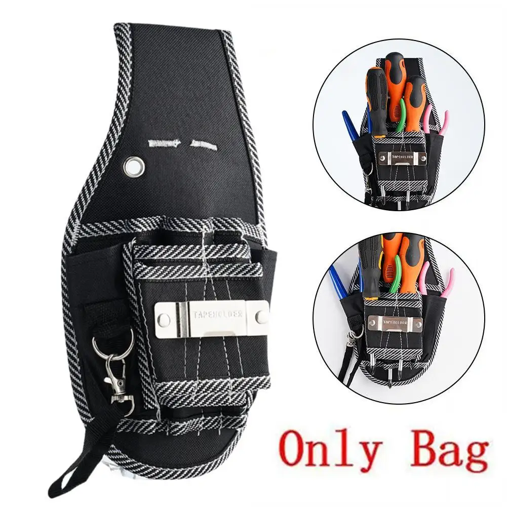 Multifunctional Tool Bag Canvas Tool Belt Screwdriver Kit Holder Tool Bag Pocket Pouch Bag Electrician Waist Pocket Case