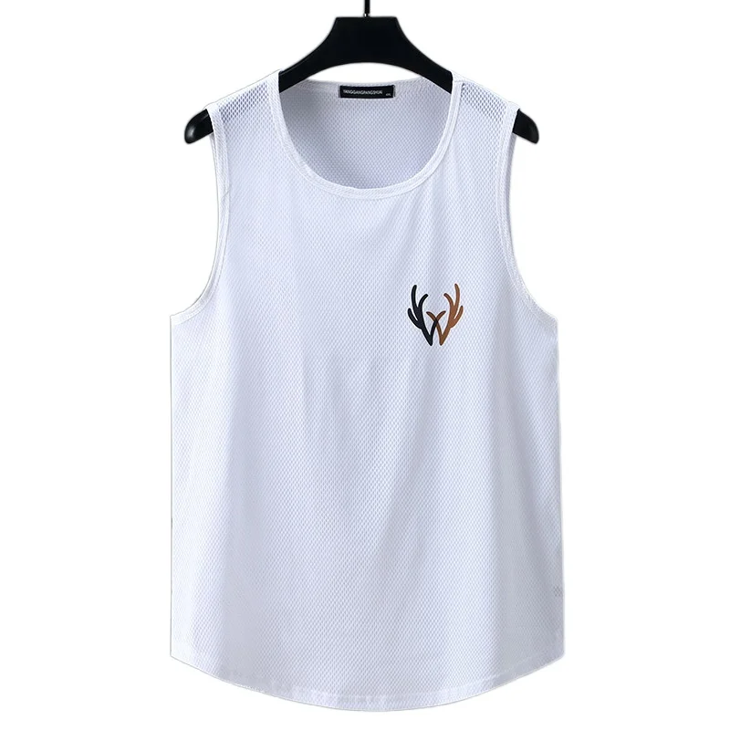 150KG New Arrival Fashion Super Large Men Casual Summer mesh vest O-neck Vest Plus Size 3XL 4XL 5XL 6XL 7XL 8XL 9XL 10XL 11XL