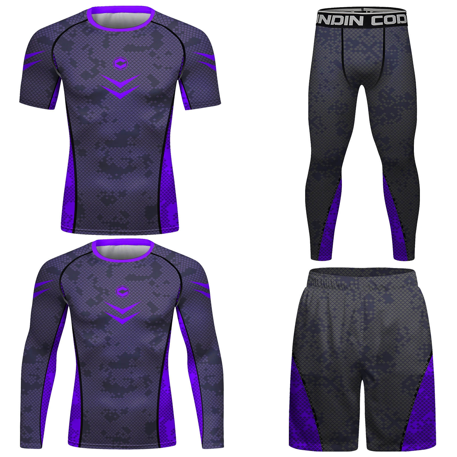 3D Printing Hot Sell Sportsuits Jiu Jitsu Combat Corner Professional Custom Rash Guards for BJJ Boxing Gym Fitness Wear