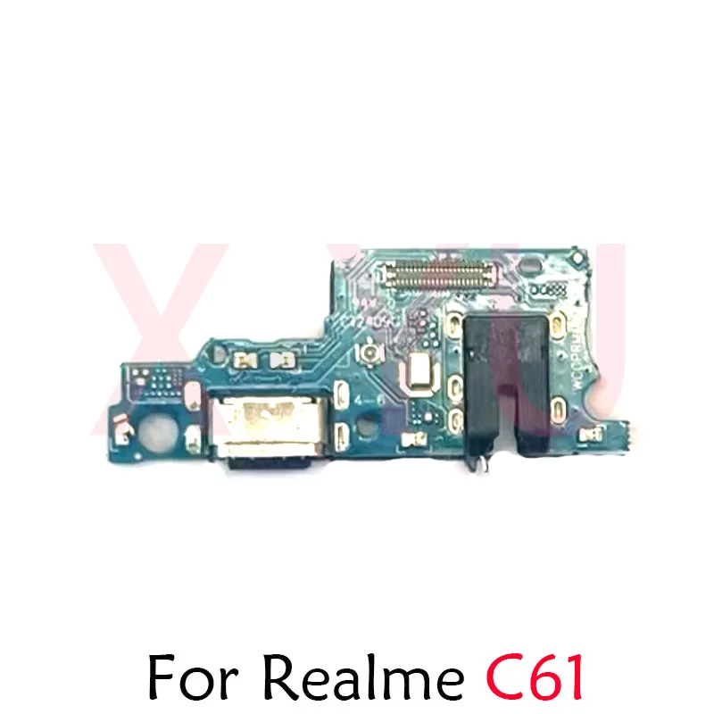 For OPPO Realme C53 C55 C61 C63 C65 C67 4G USB Charging Board Dock Port Flex Cable Repair Parts