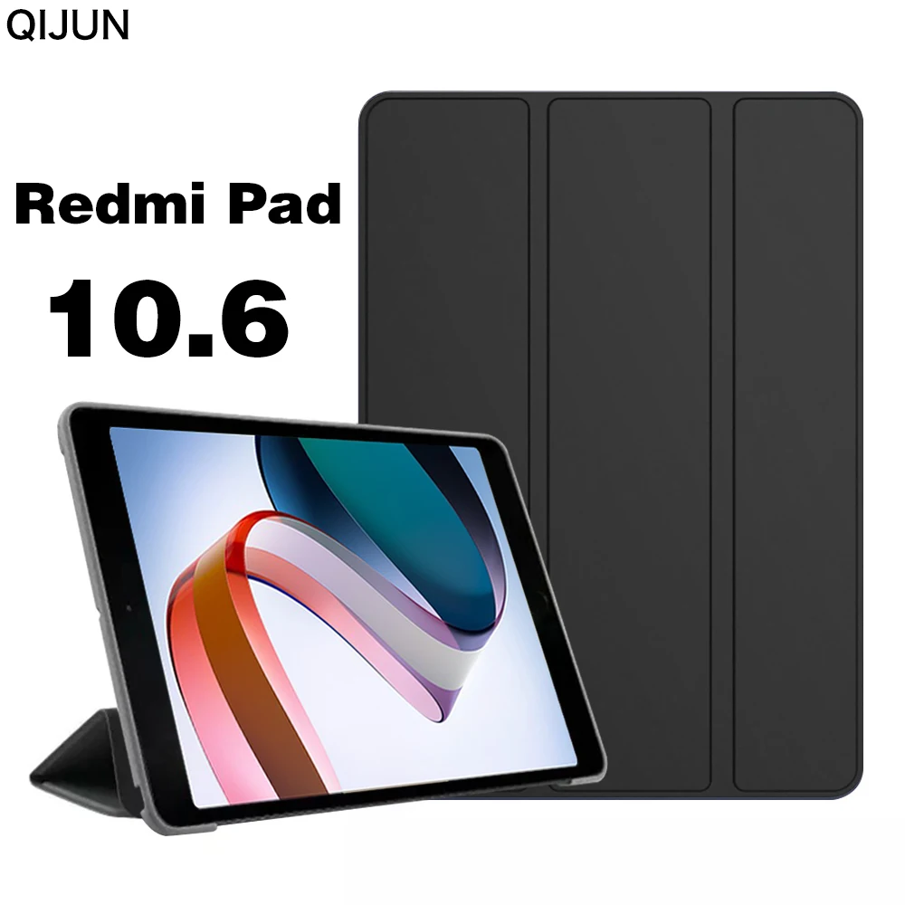 Case for Xiaomi MiPad 5 Mi Pad 5 Pro Case 11 inch 2023 Cover Tablet Sleep/Wake Tri-Fold Stand Funda For Redmi Pad 10.6 Case