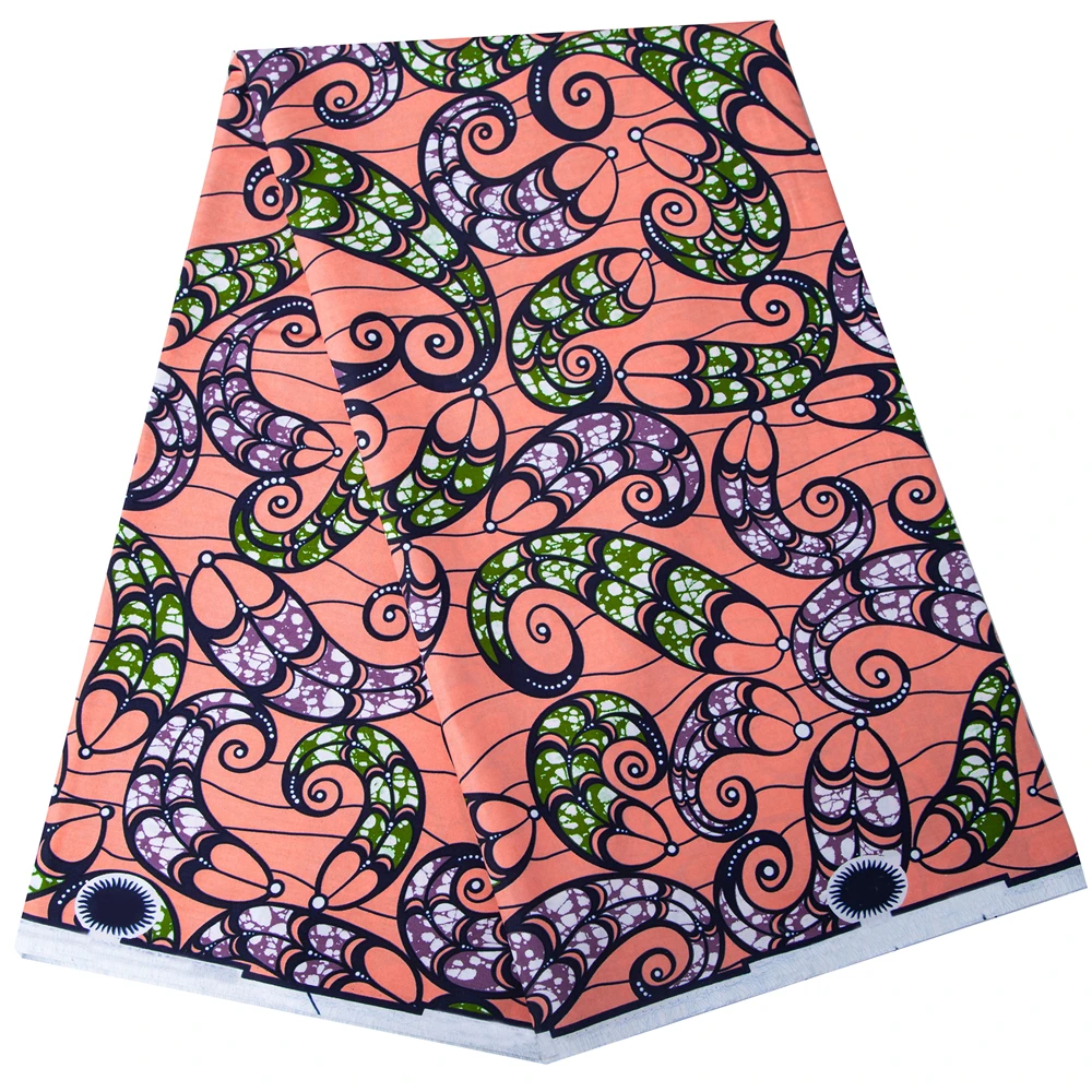 100% القطن الأفريقي أنقرة النسيج الباتيك Pagne الشمع طباعة النسيج لفستان الحرفية المواد القطن عالية الجودة DIY بها بنفسك الخياطة Tissu SP #3