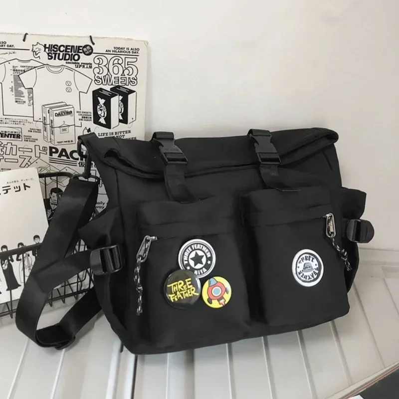 

Japanese Harajuku School Bags for Teenage Girls Casual Fashion Crossbody Bag New Trendy Shoulder Bag Student Backpack Hand Bags