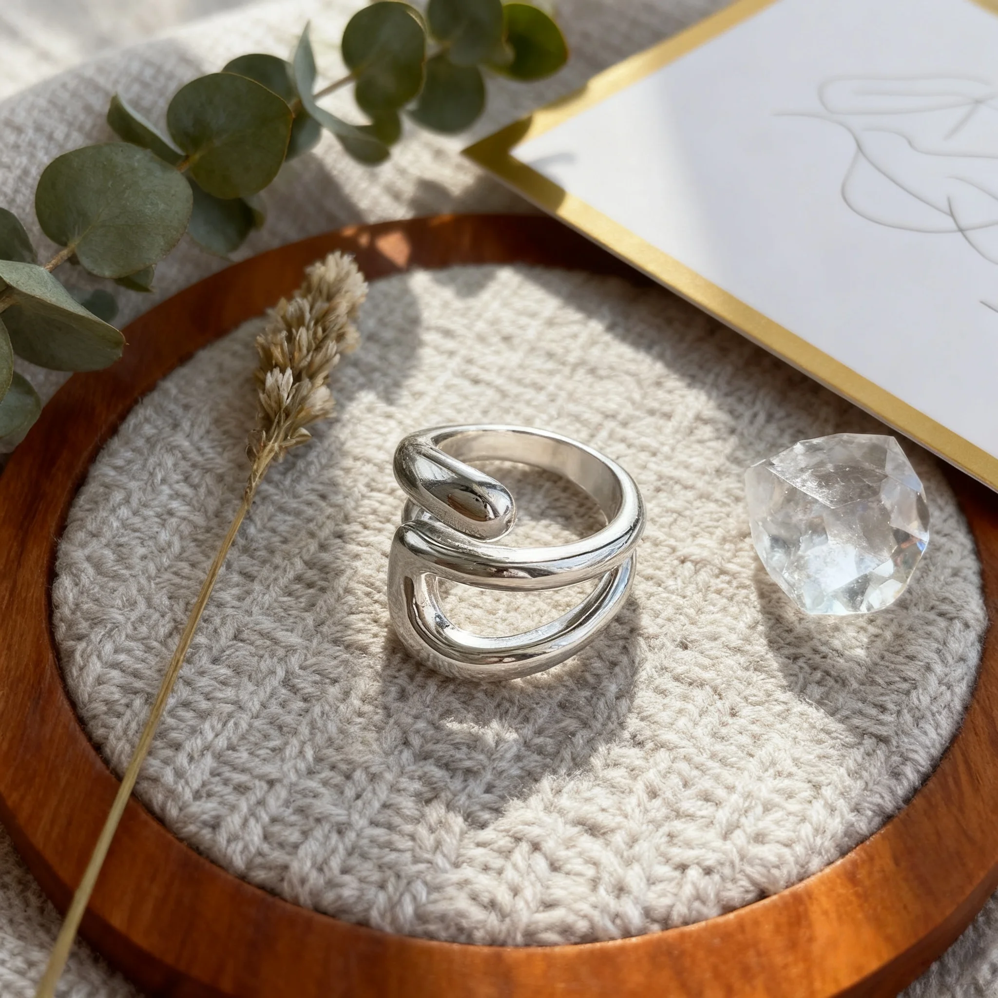 

Silver Geometric Irregular Opening Ring Simple Fashionable Boutique Jewelry Suitable For Charming Women Party Accessories Gifts