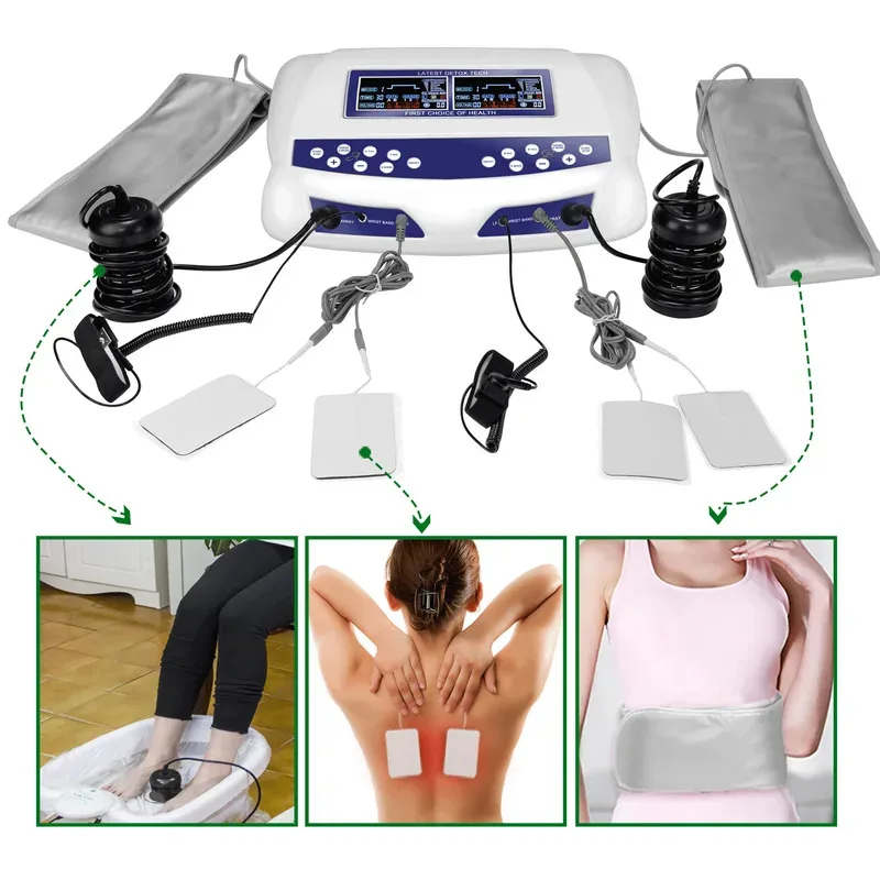 Ionic Detoxification Machine Foot Therapy Regimen Hydrotherapy Instrument Foot Massage Machine Ionic Detox Foot Bath Machine Spa