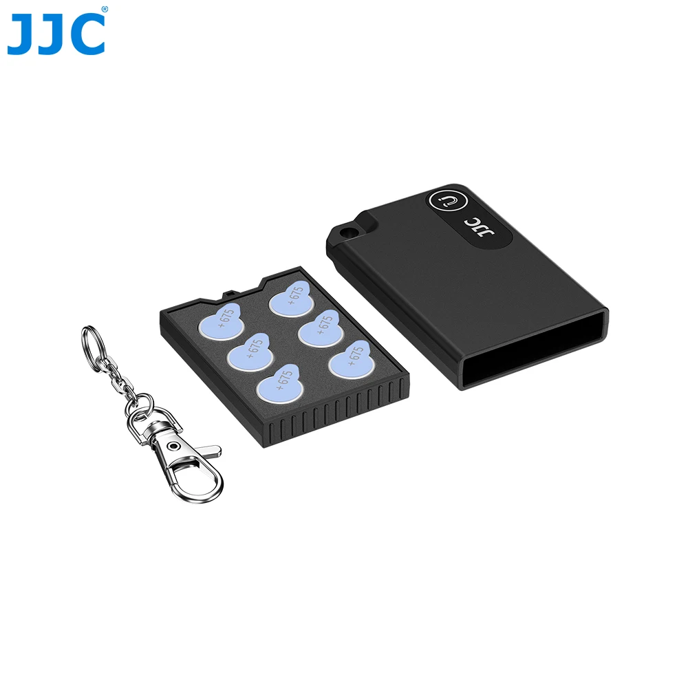 

JJC 6-слотовый чехол для хранения батарей, ящик для батарей для слухового аппарата P675 Органайзер для батарей с карабином, всплывающий чехол для батареи