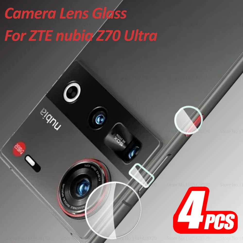 4 Set Camera Glass for ZTE nubia Z70 Ultra Lens Screen Protector Case NubiaZ70 Z 70 Z60 Ultra Z70Ultra 5G Back Phone Lens Film