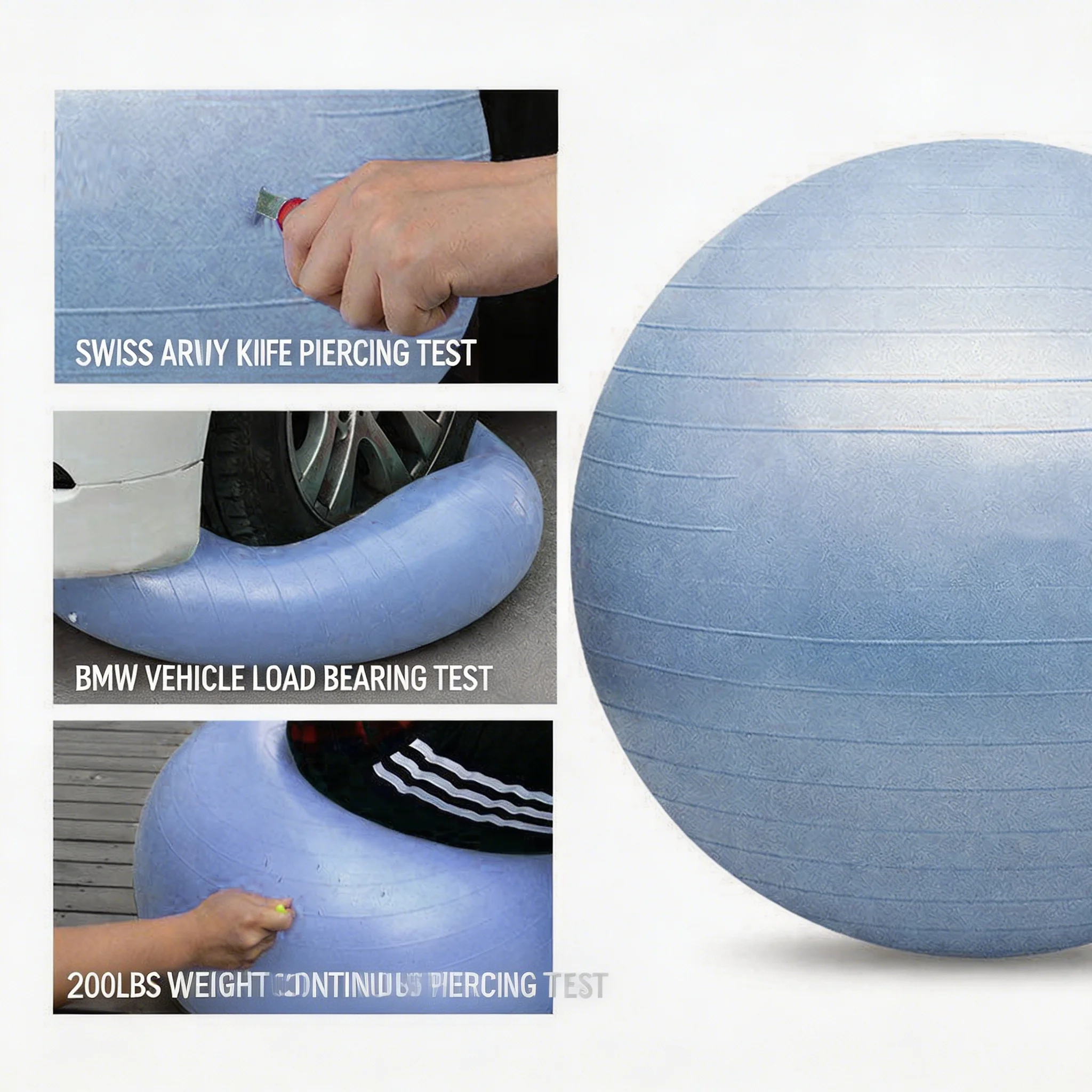 

2026 65cm Anti Burst PVC Stability Ball Yoga Pilates Pregnancy Birthing Fitness Exercise Ball