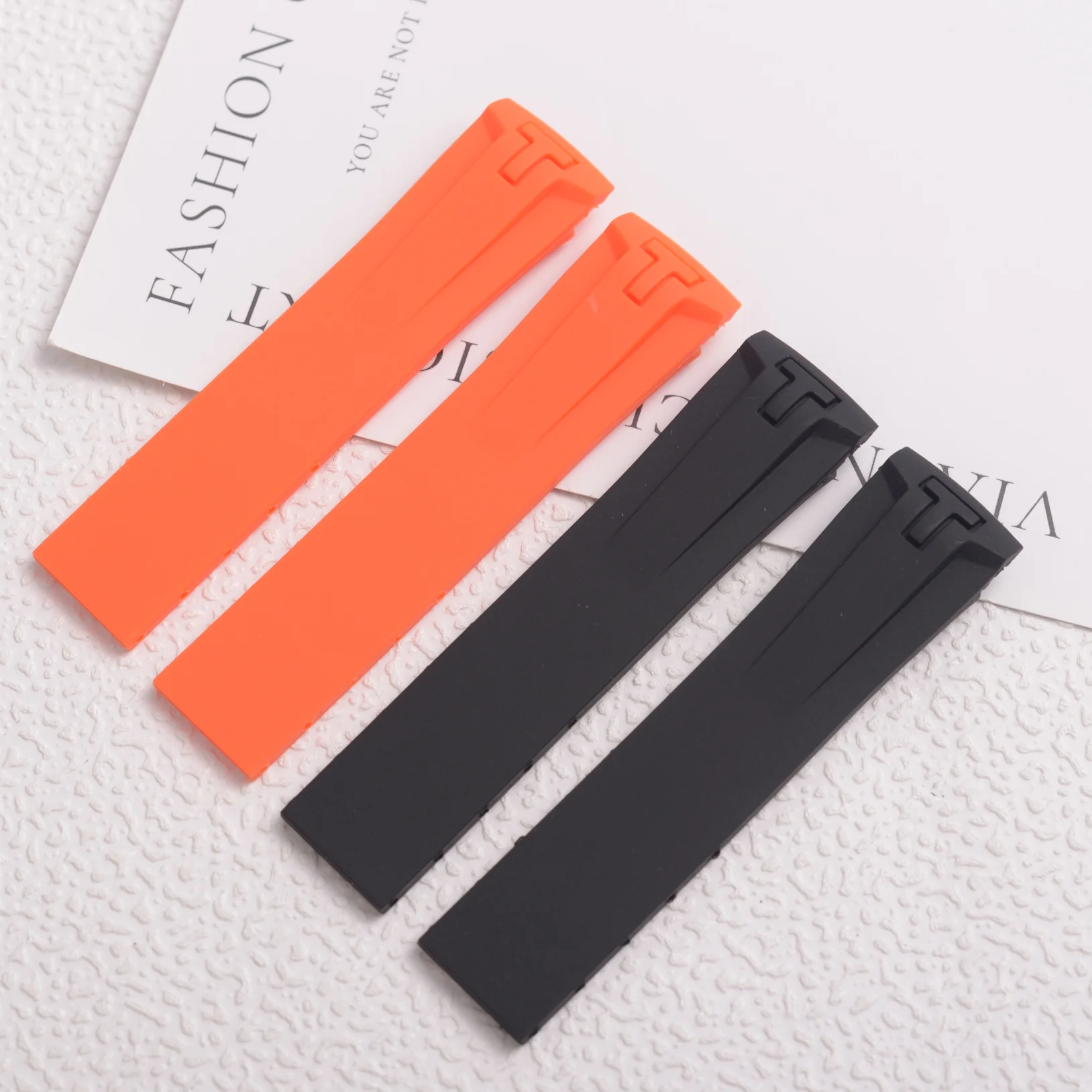 Rubber silicone strap For Tissot 1853 Tengzhi T-Touch original T013 rubber watch band T047T081T33 silicone watch band 20mm
